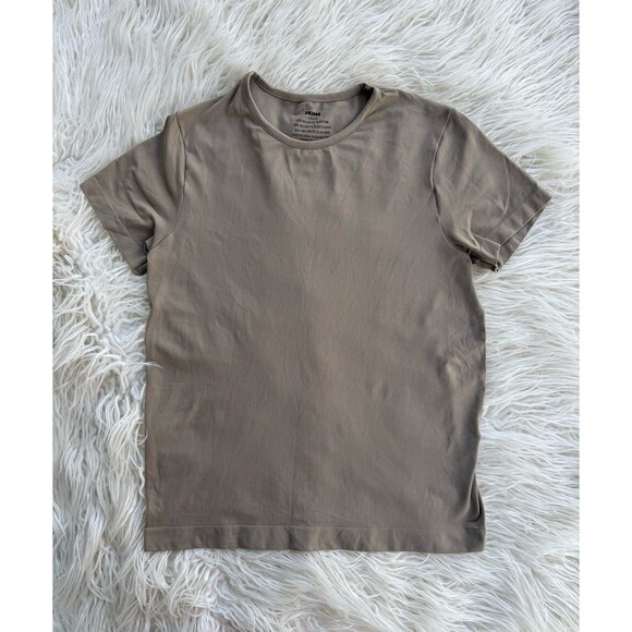 Skims Soft Smoothing Seamless T-Shirt Truffle Size 1X - Picture 2 of 7